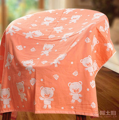 【浴巾廠家直銷嬰幼兒抱毯兒童防踢被嬰兒包被新生兒防踢被嬰童毛毯0110*110】濰坊高新區豐華家紡銷售中心 - 產品庫